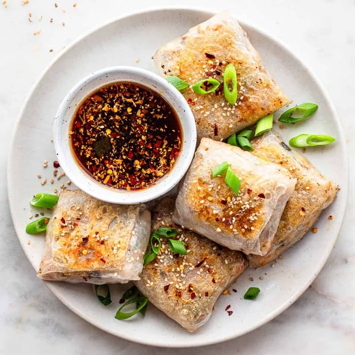 Rice paper dumplings